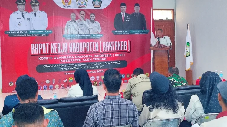 KONI Aceh Tengah Gelar Rakerkab Perkuat Pembinaan Atlet