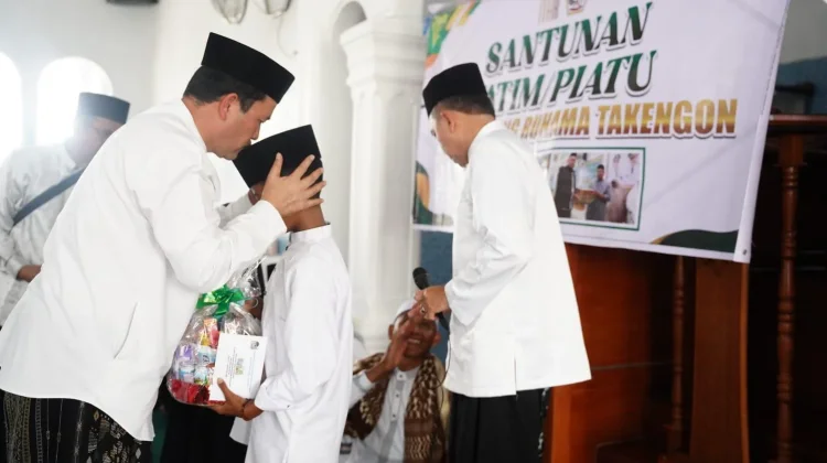 Safari Jumat, Santuni 100 Anak Yatim Kecamatan Ketol