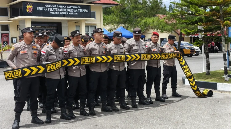 Ditsamapta Polda Aceh Supervisi Kesiapsiagaan Dalmas Polres BM