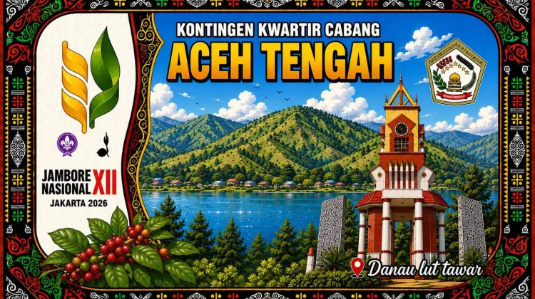 Badge Jamnas, Kontingen Aceh Tengah Promosikan Budaya Gayo di Tingkat Nasional