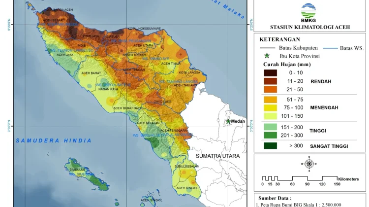 BMKG Ingatkan Cuaca Buruk di Empat Wilayah Dataran Tinggi Aceh