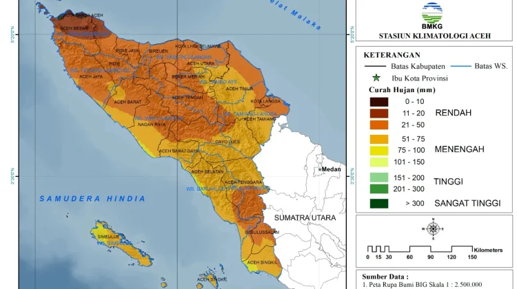 BMKG Ingatkan Cuaca Buruk di Empat Wilayah Dataran Tinggi Aceh