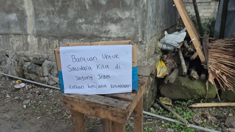 Galang Dana Korban Kebakaran Jagong Jeget di Piala Bupati Bener Meriah