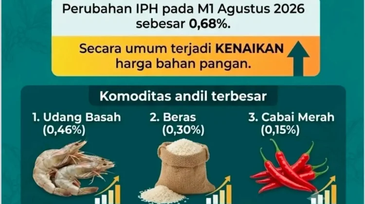 Harga Pangan di Bener Meriah Naik 0,68 Persen