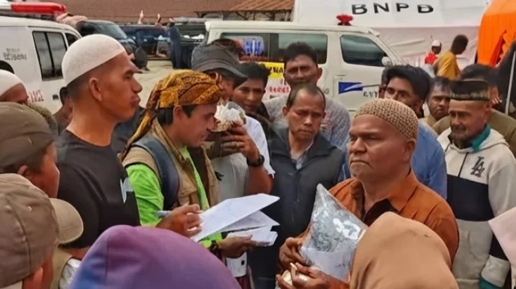 Relawan Nusantara dan Bardan Sahidi Bagi 200 Selimut untuk Penyintas Kebakaran