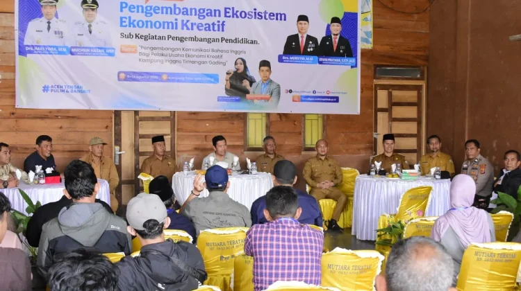 Pemda Aceh Tangah Gelar Pelatihan Pengembangan Ekosistem Ekonomi Kreatif
