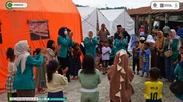 Mahasiswa IAIN Takengon Gelar Trauma Healing untuk Anak di Jagong Jeget