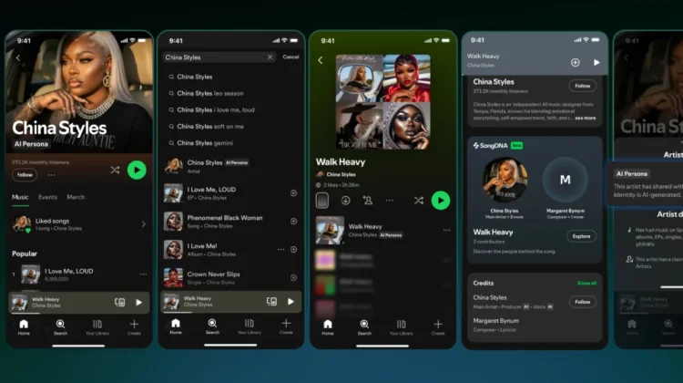 Spotify Siapkan Label AI Persona untuk Tandai Akun Buatan AI