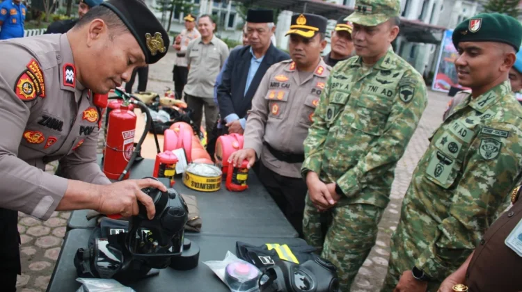 Polres Bener Meriah Gelar Apel Kesiapsiagaan Pencegahan Karhutla
