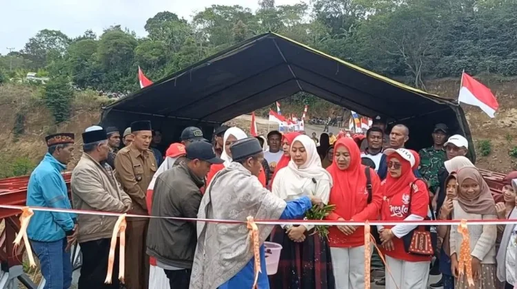 Jembatan Bailey Bintang Bener dan Bale Musara Diresmikan