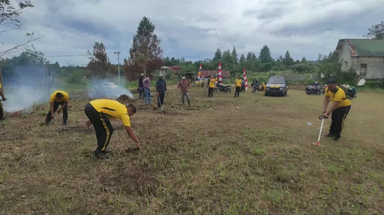 Forkopimda Pintu Rime Gayo Kompak Gotong Royong Sambut HUT ke-81 RI