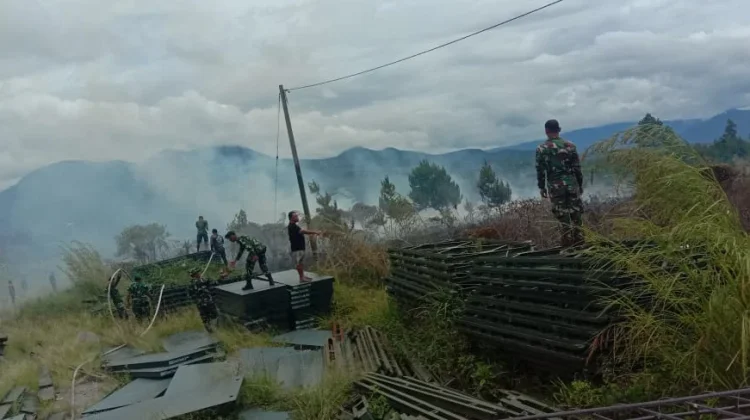 Kebakaran Lahan Hanguskan 800 Meter Persegi di Wonosobo