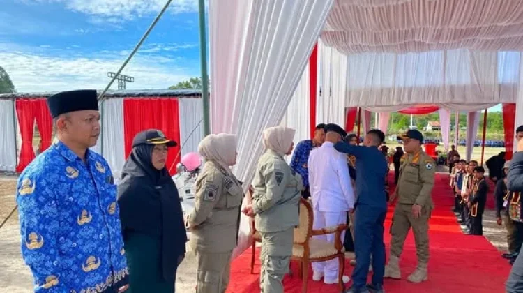 Satpol PP dan WH Bener Meriah Kerahkan Personel Amankan Upacara HUT ke-81 RI