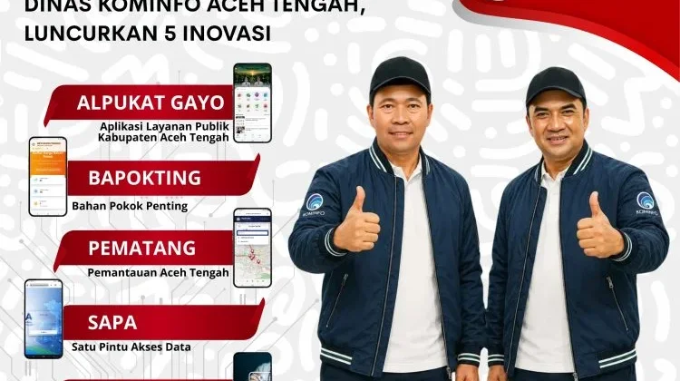 Momen Hari Kemerdekaan, Dinas Kominfo Aceh Tengah Luncurkan 5 Inovasi