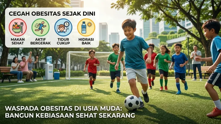 Waspada Obesitas di Usia Muda, Bangun Kebiasaan Sehat Sejak Dini