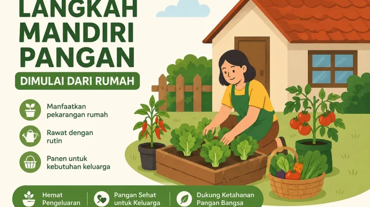Wujudkan Kemandirian Pangan dimulai dari Rumah