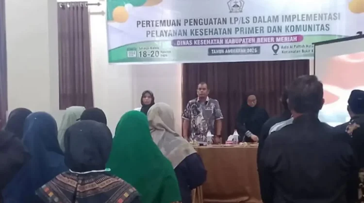 Pertemuan Penguatan Lintas Program dan Sektor Kesehatan Ditutup