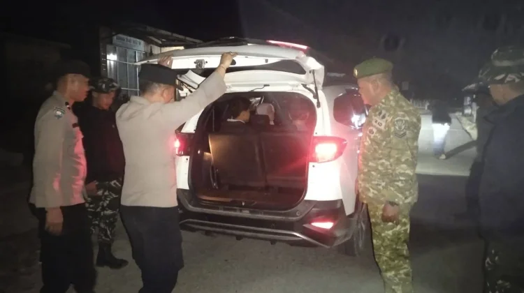 TNI-Polri Gelar Patroli Terpadu di Ruas Lintas KKA, Jaga Kamtibmas Malam Hari