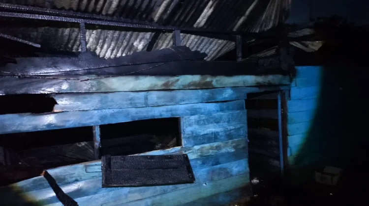 Kebakaran Hanguskan Rumah Warga di Kampung Gemboyah Linge
