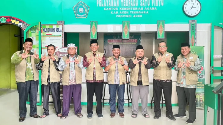 Kemenag Aceh Tenggara Terima Kunjungan Pengurus BWI