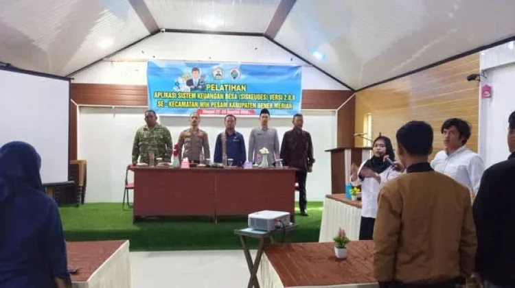 Wih Pesam Gelar Pelatihan Aplikasi Sistem Keuangan Desa (Siskeudes) Versi 2.0.9
