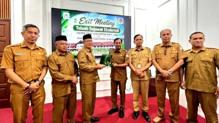 TSE Inspektorat Gayo Lues dan Aceh Barat Resmi Ditutup