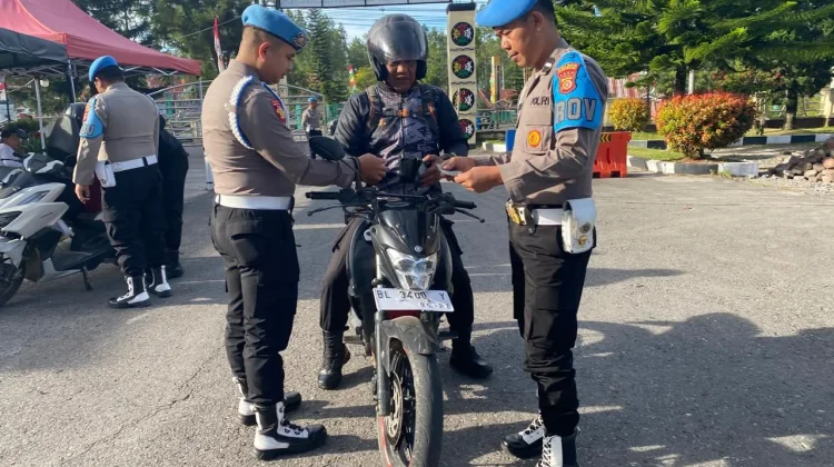 Propam Polres Bener Meriah Perketat Disiplin Berkendara