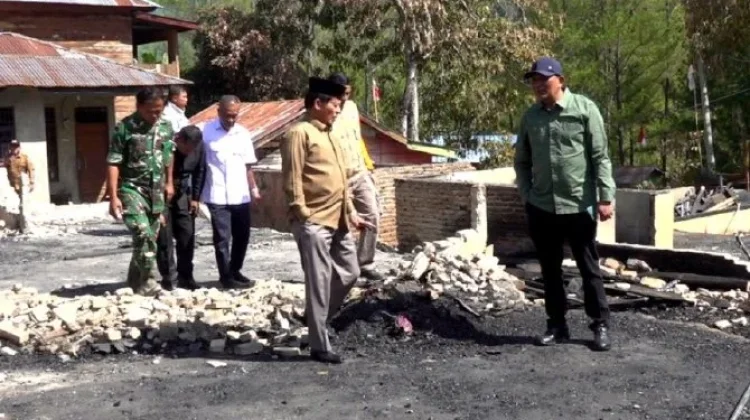 Bupati Gayo Lues Kunjungi Korban Kebakaran, Dorong Evaluasi Tata Ruang