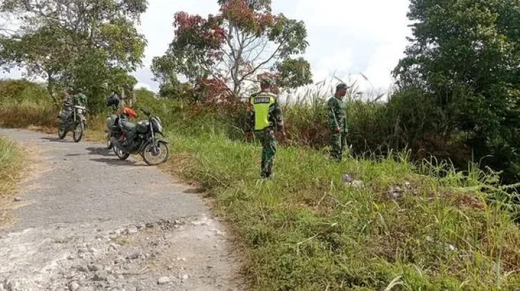 Cegah Karhutla, Babinsa Permata Gencarkan Sosialisasi Humanis kepada Masyarakat