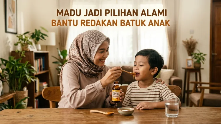 Madu Jadi Pilihan Alami untuk Bantu Redakan Batuk Anak