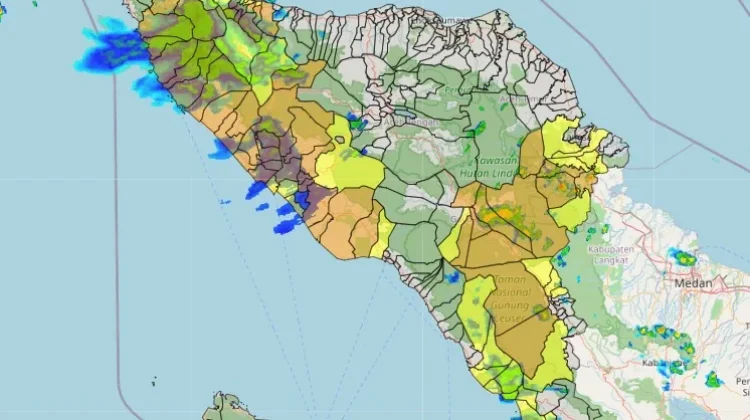 BMKG Peringatkan Hujan Lebat di Gayo Lues dan Aceh Tenggara