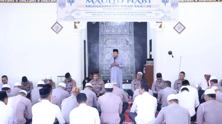 Polres Bener Meriah Peringati Maulid Nabi