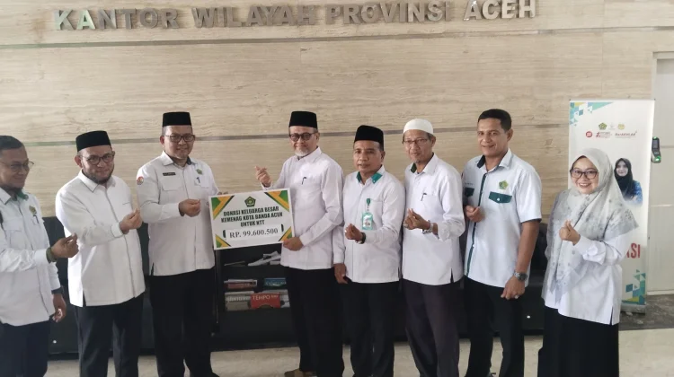 Kemenag Aceh Salurkan Donasi Tahap Pertama untuk NTT