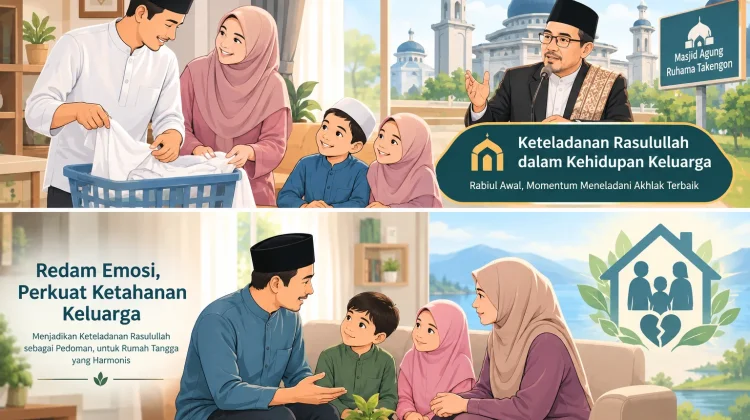 Teladani Rasulullah, Redam Emosi dan Perkuat Ketahanan Keluarga