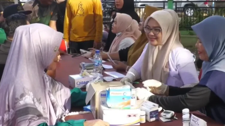 Acara Gelar CKG di Lapangan Pemuda