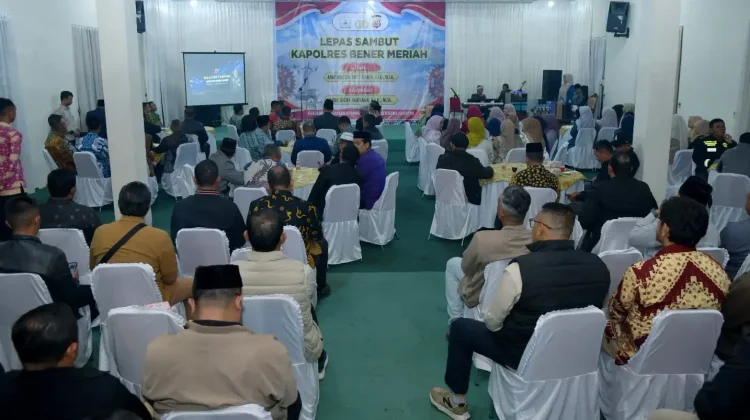 Tagore-Armia Lepas Sambut Kapolres dan Kepala PN Bener Meriah