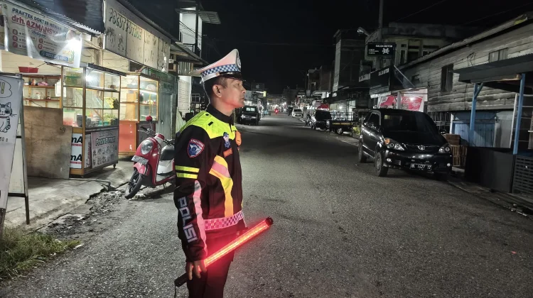 Satlantas Polres Bener Meriah Intensifkan Patroli Malam