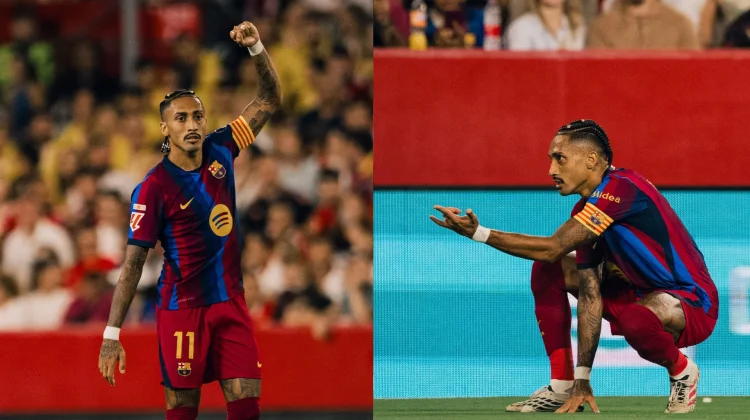 Raphinha Hat-trick, Barcelona Taklukkan Sevilla