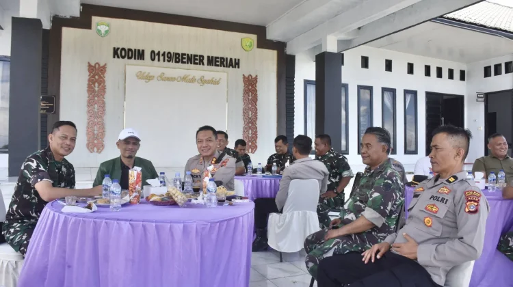 Perkuat Sinergi TNI-Polri, Dandim 0119/BM Terima Kunjungan Kapolres Bener Meriah