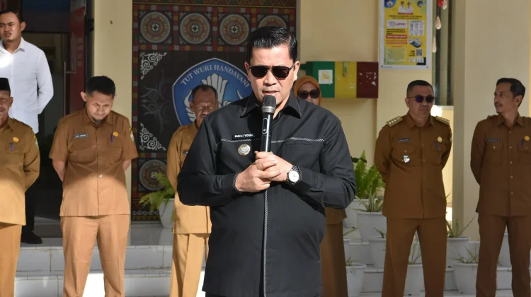 Bupati Haili Pimpin Apel Gabungan Beberapa OPD