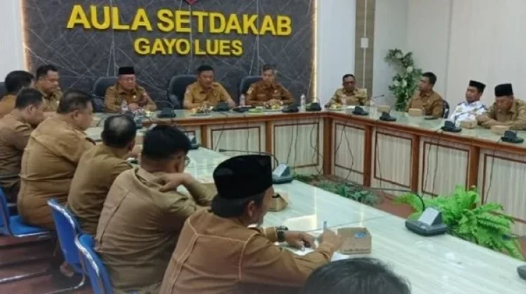 Pemkab Gayo Lues Bahas Penataan Kota dan Pemulihan Pascabencana