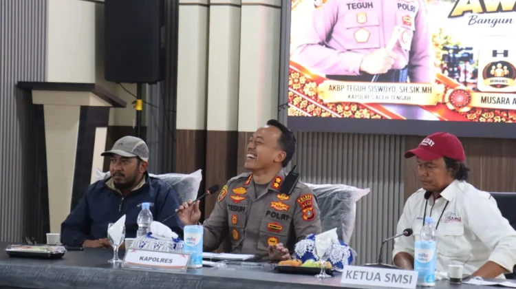 Kapolres Aceh Tengah dan Insan Pers Perkuat Sinergi