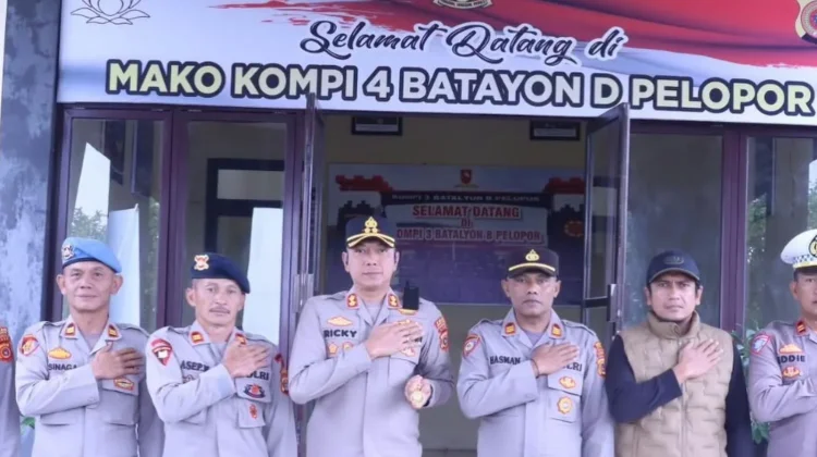 Pererat Sinergitas, Kapolres Bener Meriah Silaturahmi ke Kompi 4 Batalyon B