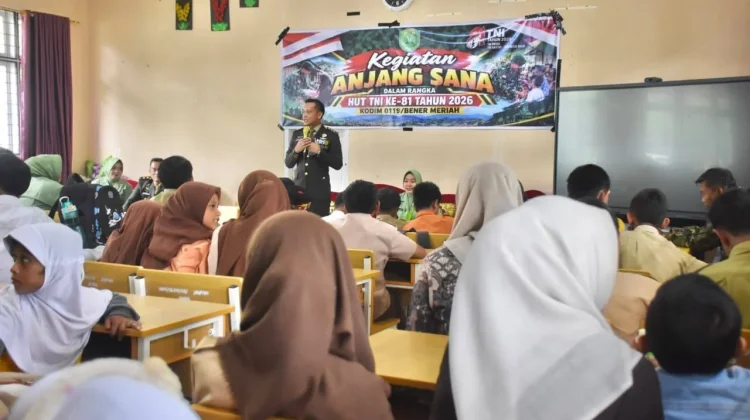 Dandim 0119/Bener Meriah Anjangsana ke SLB Negeri Pembina Bener Meriah