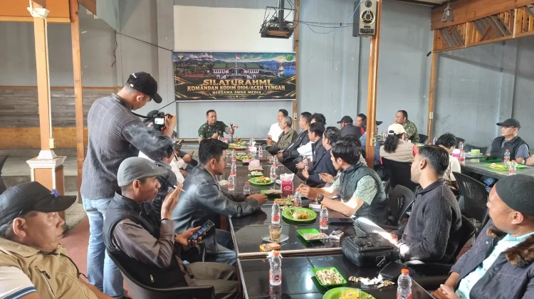 Dandim Aceh Tengah Gandeng Pers Perkuat Kolaborasi