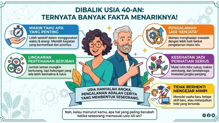 Usia 40-an, ternyata ada fakta menariknya!