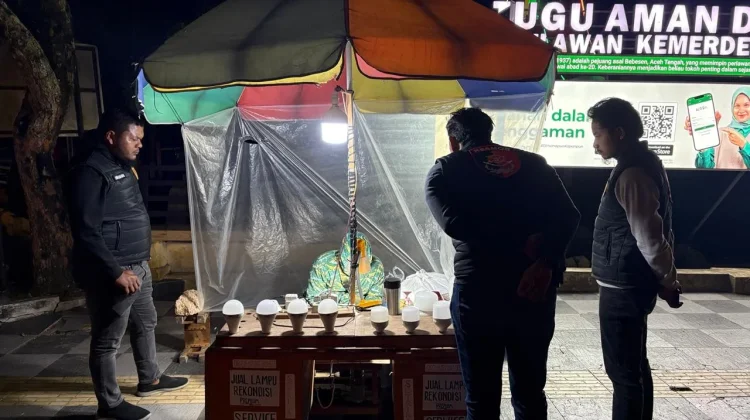 Satreskrim Aceh Tengah Patroli Malam di Titik Rawan