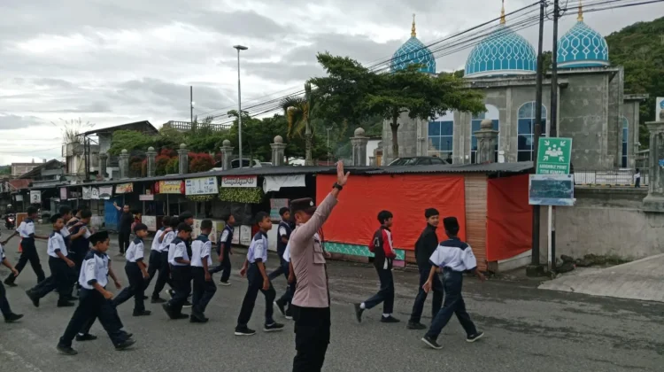 Polres Bener Meriah Gelar Strong Pagi, Pastikan Arus Lalu Lintas Aman dan Kondusif
