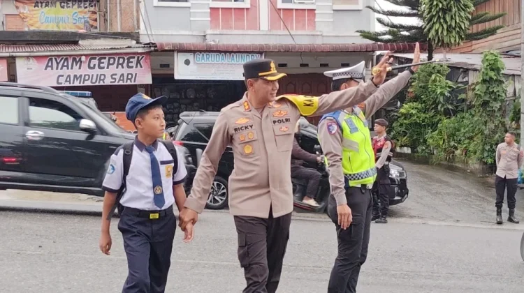 Kapolres Bener Meriah Turun Langsung Laksanakan Strong Point - RRI.co.id
