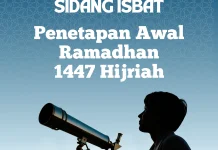 Besok, Sidang Isbat Penentuan Awal Ramadhan Digelar